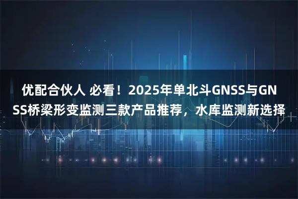 优配合伙人 必看！2025年单北斗GNSS与GNSS桥梁形变监测三款产品推荐，水库监测新选择